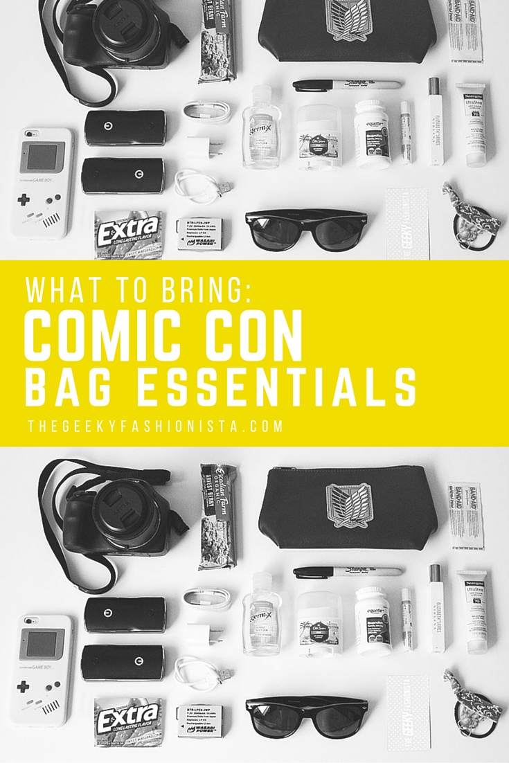 Comic Con Bag Essentials