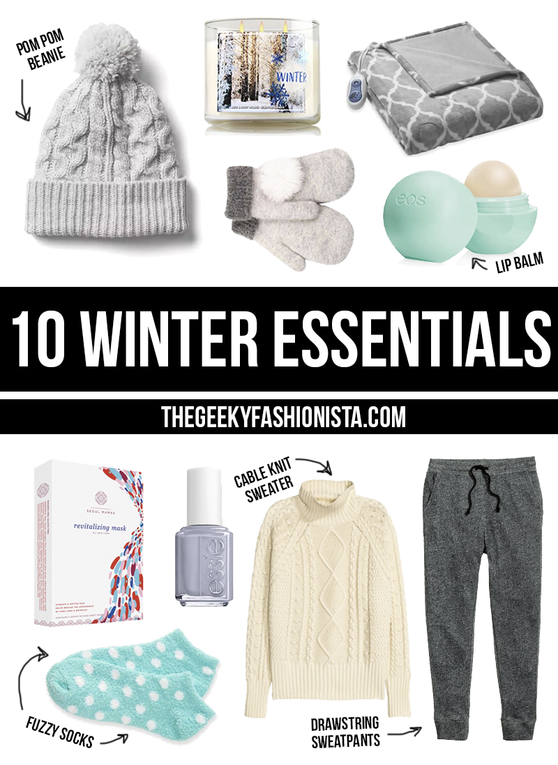 10 Winter Essentials // The Geeky Fashionista