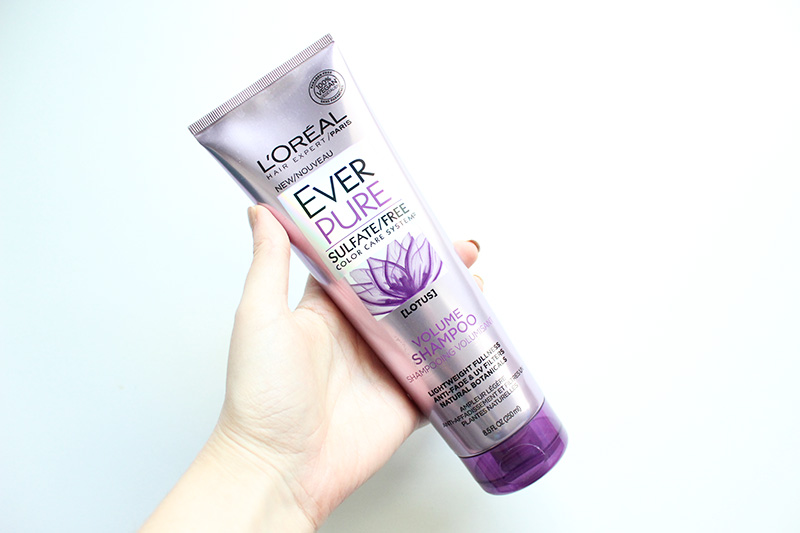 L'Oreal EverPure Volume Shampoo and Conditioner Review // The Geeky Fashionista