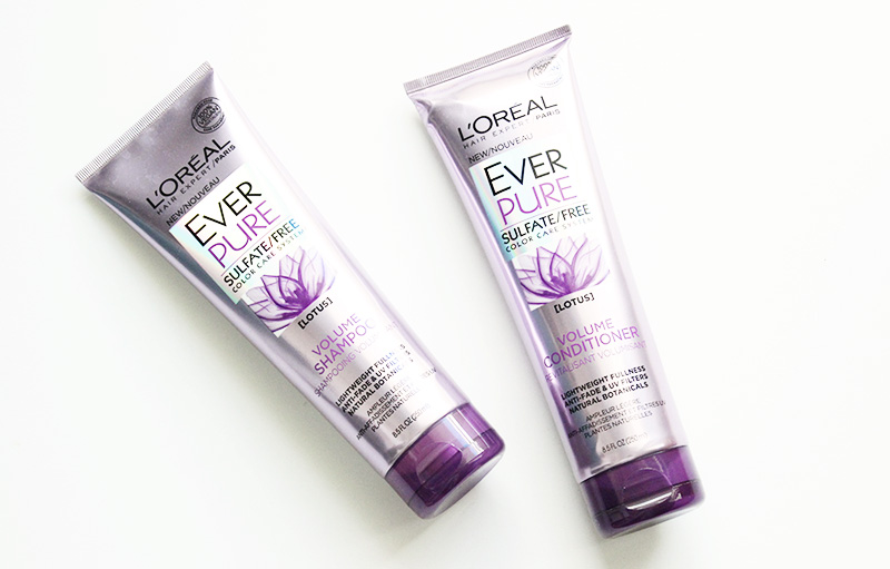 L'Oreal EverPure Volume Shampoo and Conditioner Review // The Geeky Fashionista