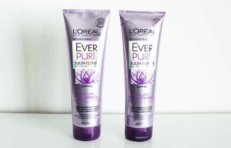 L'Oreal EverPure Volume Shampoo and Conditioner Review // The Geeky Fashionista