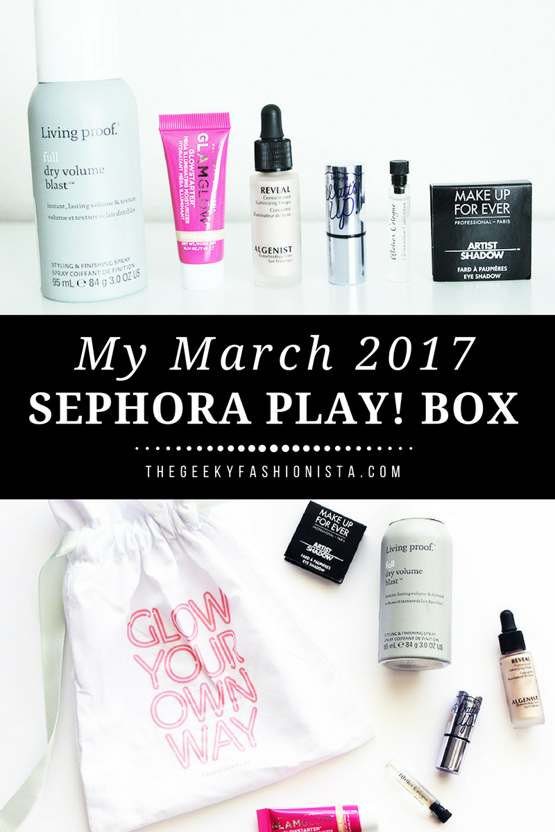 March Sephora Play! Box // The Geeky Fashionista