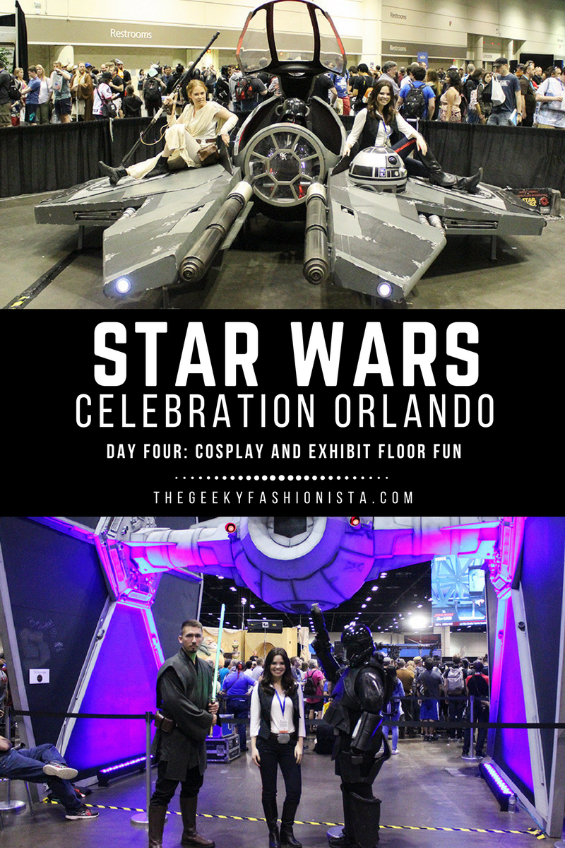 Star Wars Celebration Orlando Exhibit Floor Fun amanda boldly goes