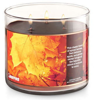 Leaves Candle // The Geeky Fashionista