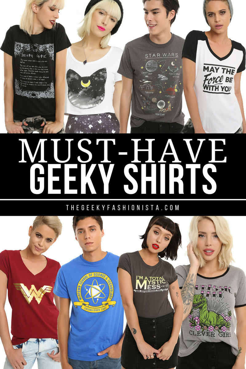 Must Have Geeky Shirts // The Geeky Fashionista
