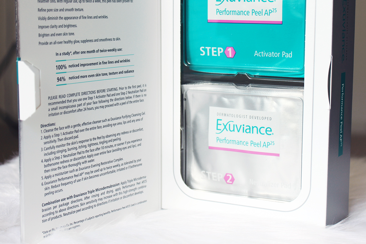 Exuviance Performance Peel AP25 Review // The Geeky Fashionista
