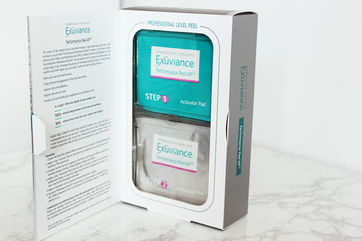 Exuviance Performance Peel AP25 Review // The Geeky Fashionista