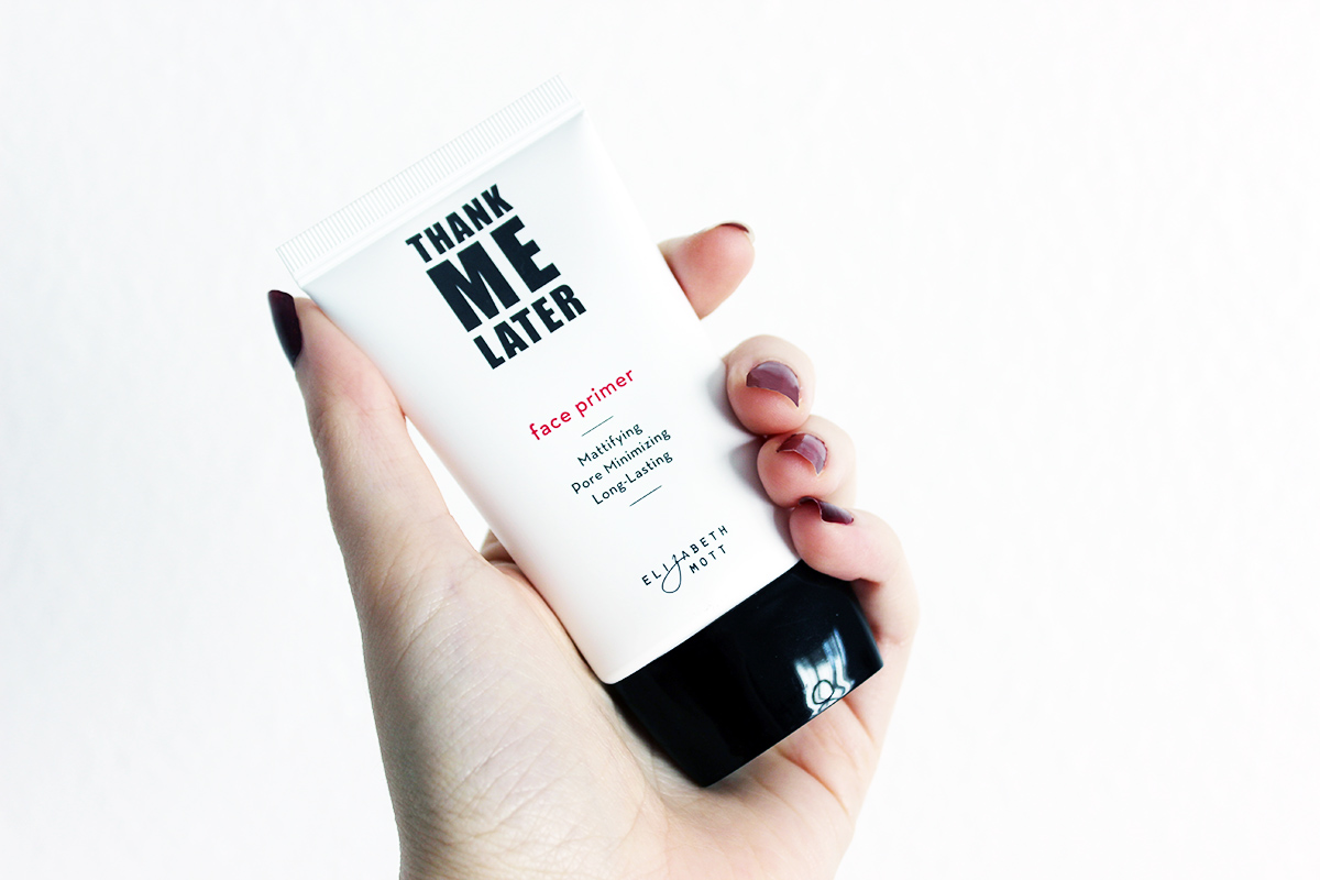 Elizabeth Mott Thank Me Later Face Primer Review // The Geeky Fashionista