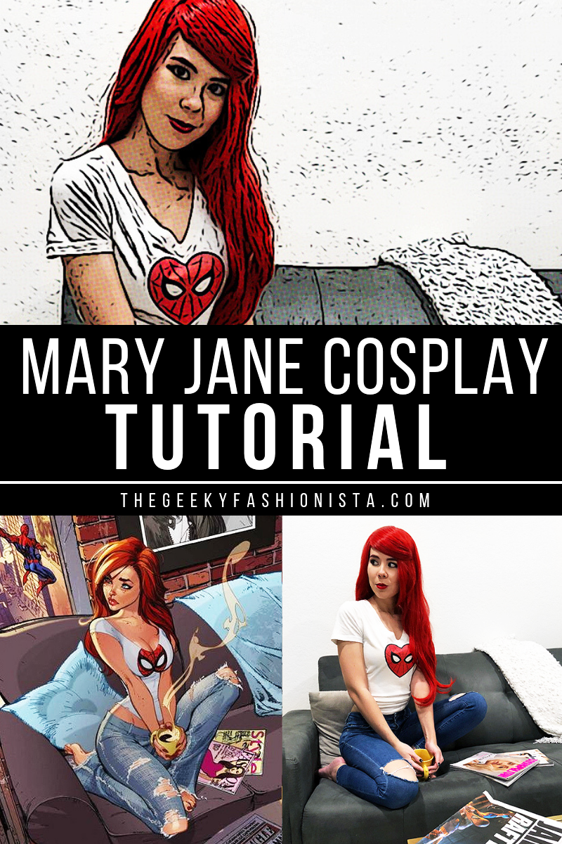 Mary Jane Cosplay Tutorial // The Geeky Fashionista