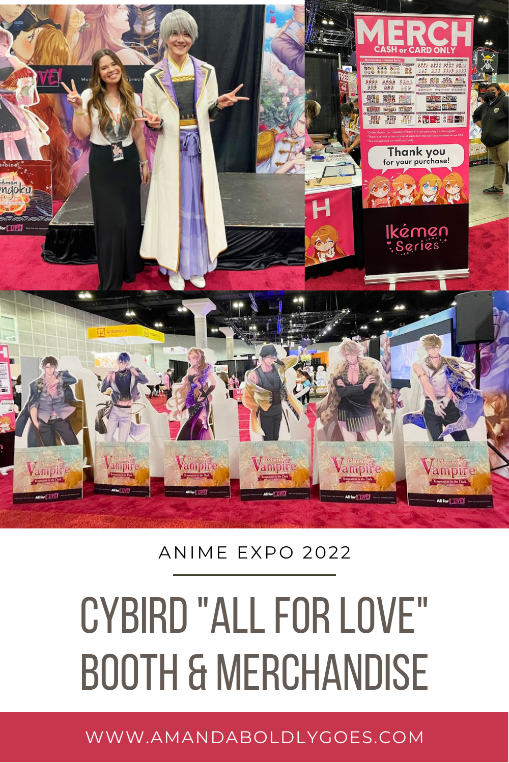 Cybird Anime Expo 2022 Booth and Merchandise