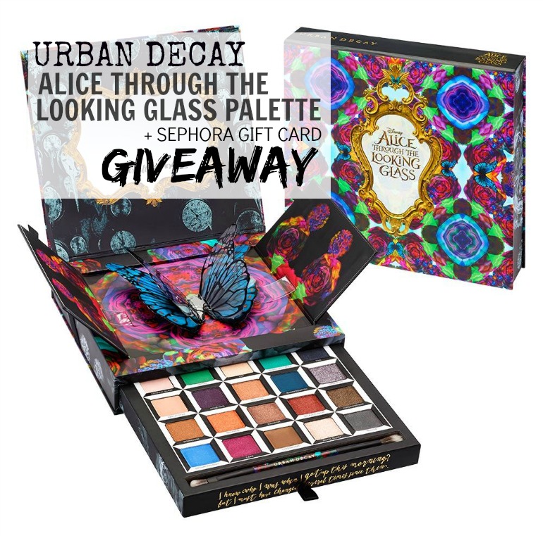 UD Alice Through the Looking Glass Palette + Sephora Gift Card Giveaway