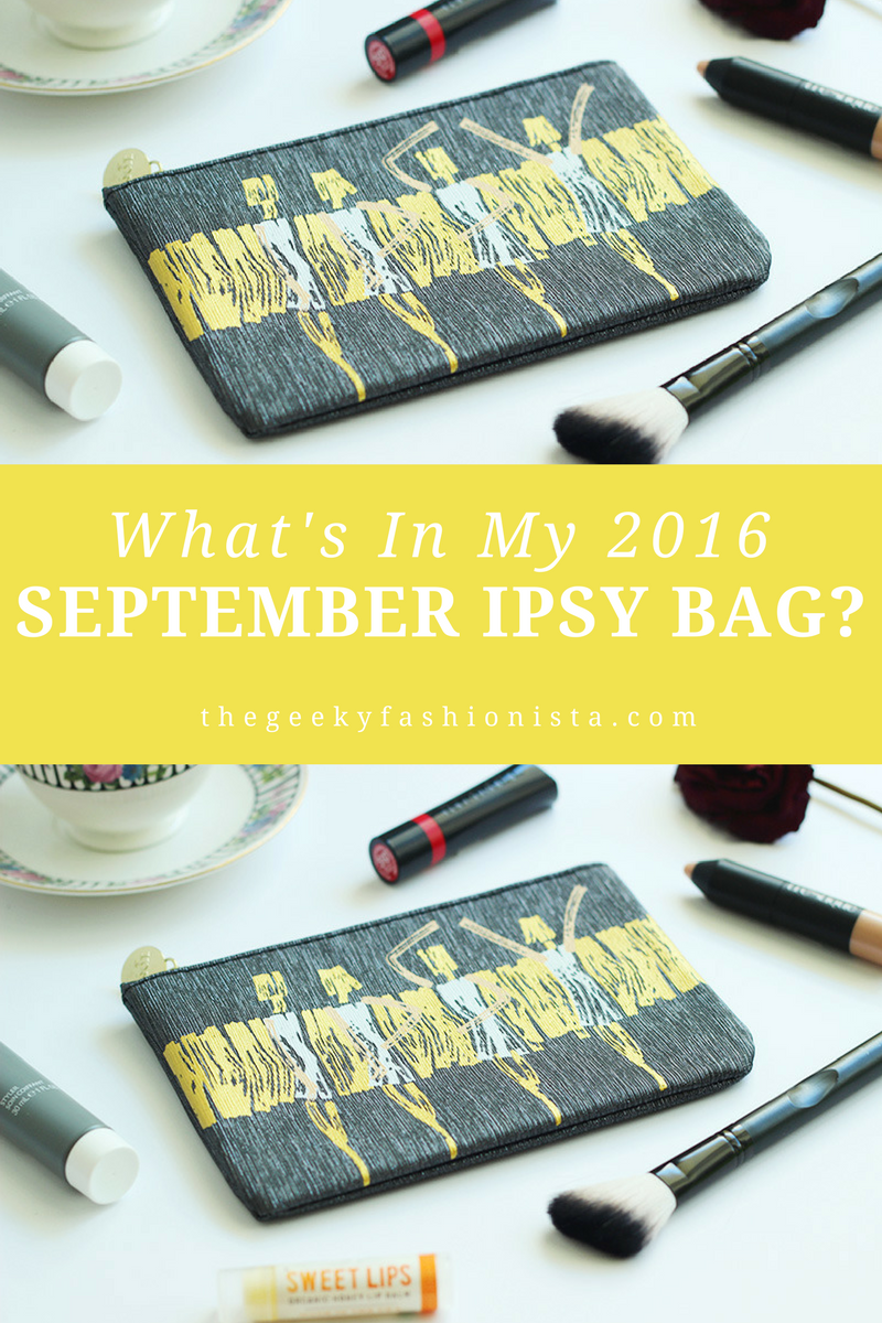 2016 September Ipsy Glam Bag Unboxing
