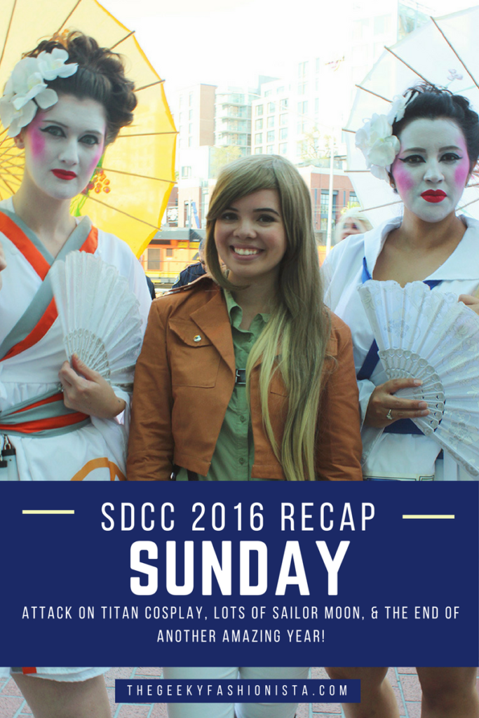 San Diego Comic Con 2016 Sunday Recap