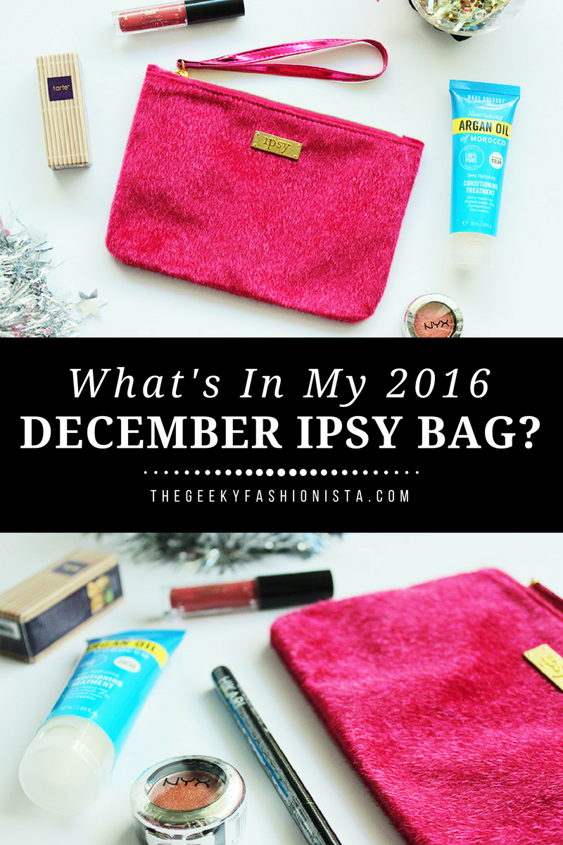 2016 December Ipsy Glam Bag Unboxing