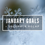 January Goals and December Recap