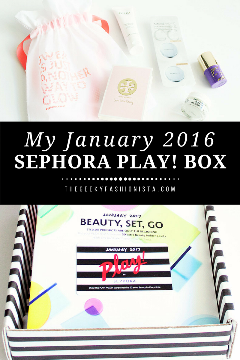 January 2016 Sephora Play! Box Review