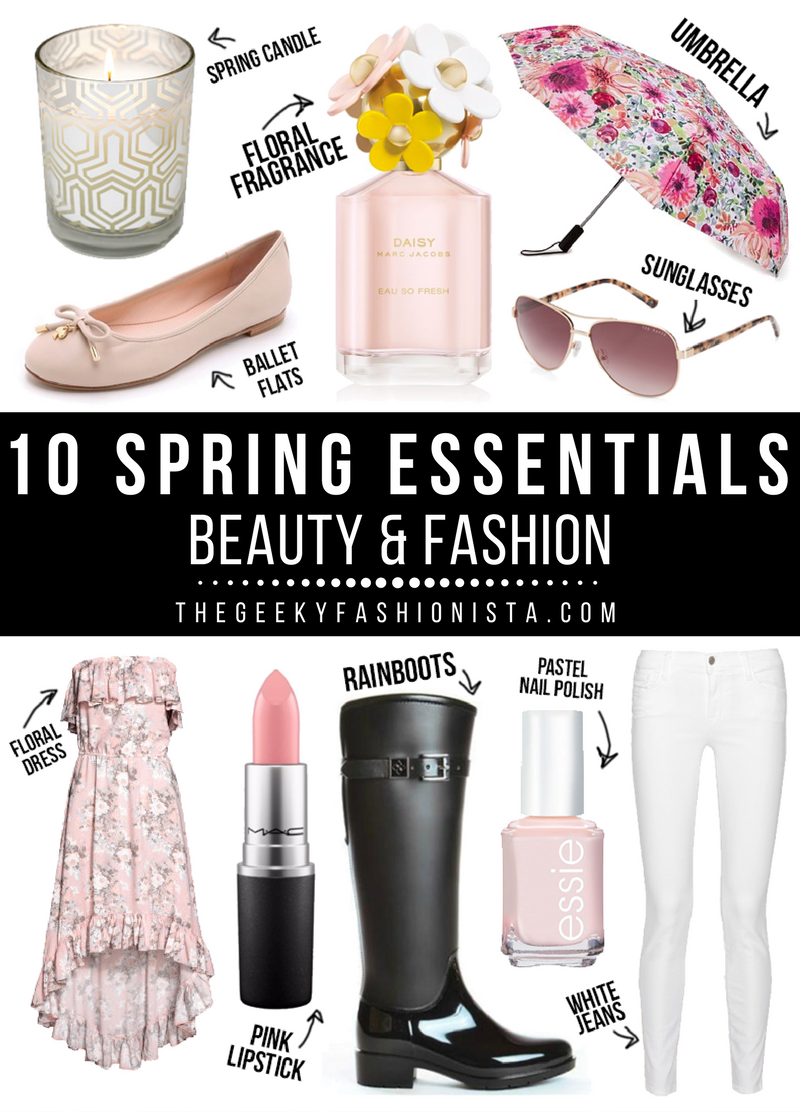 10 Spring Essentials For Beauty & Fashion