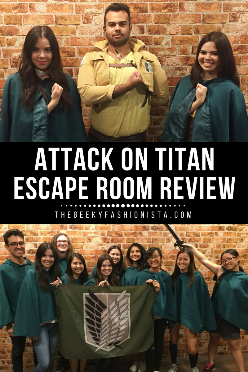 Castle Under Siege Attack On Titan Escape Room Review