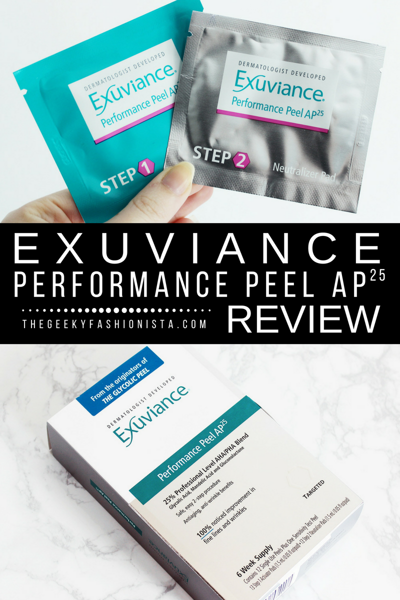Exuviance Performance Peel AP25 Review