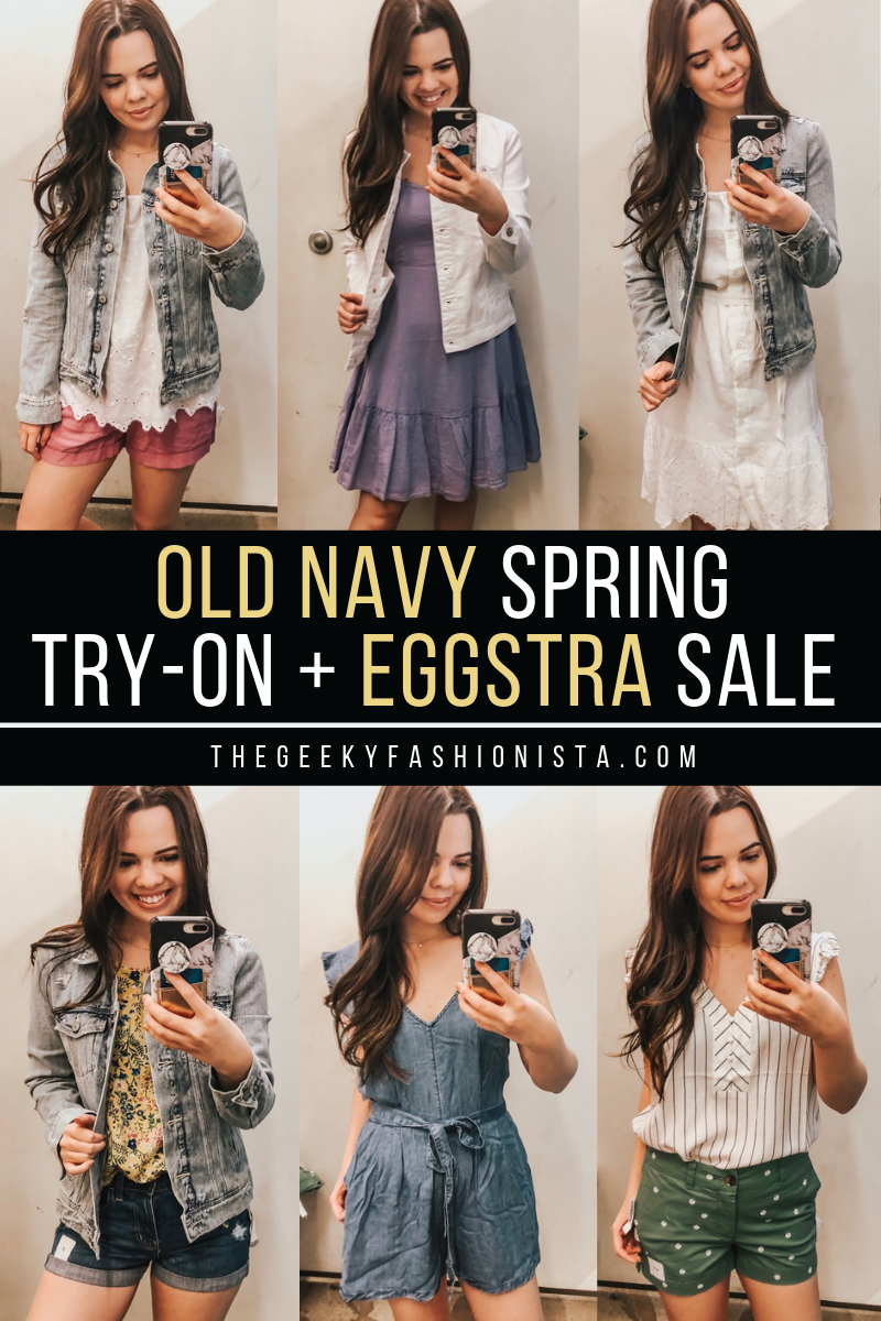 Old Navy Spring Try-On + Eggstra Sale