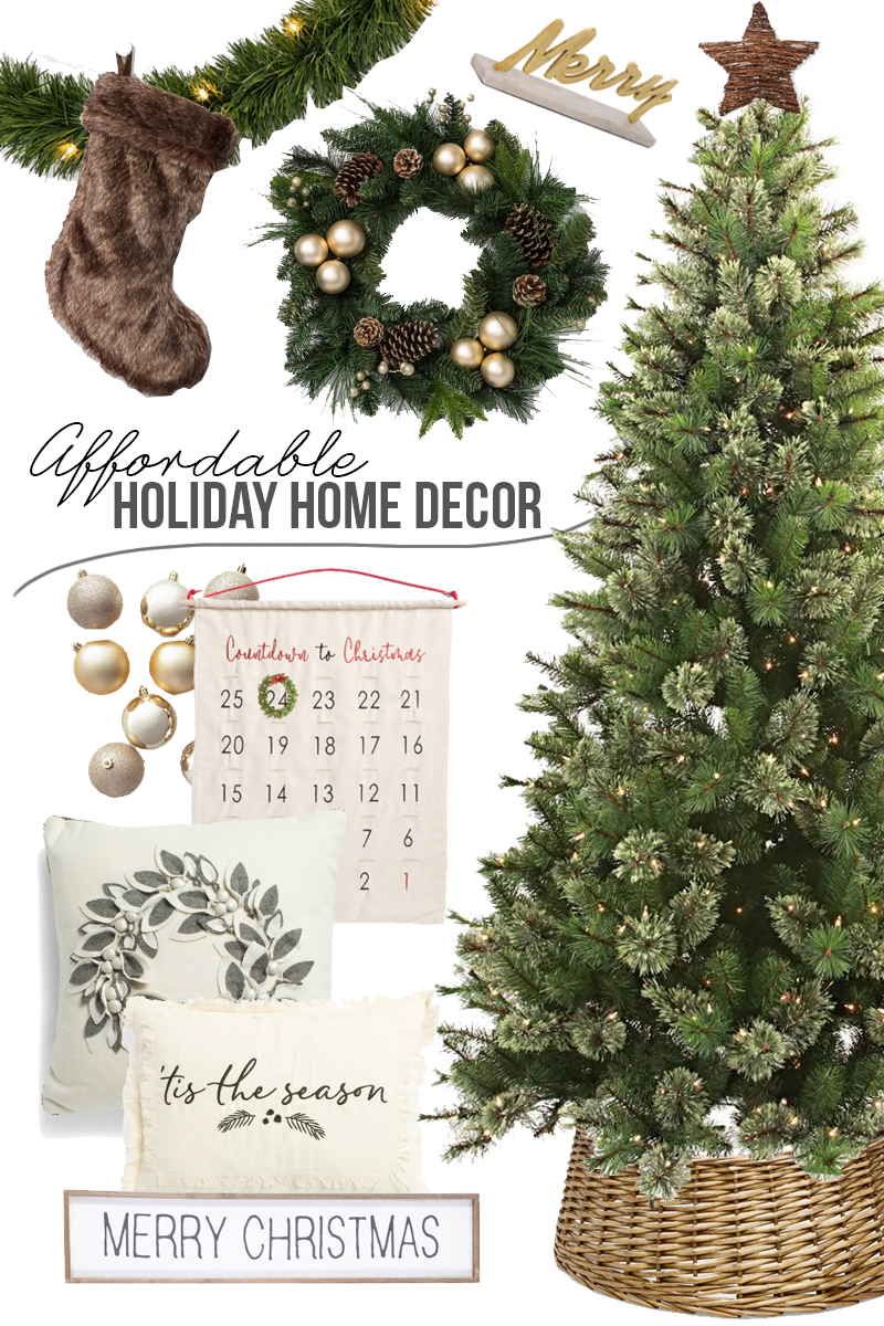 Affordable Christmas Holiday Home Decor