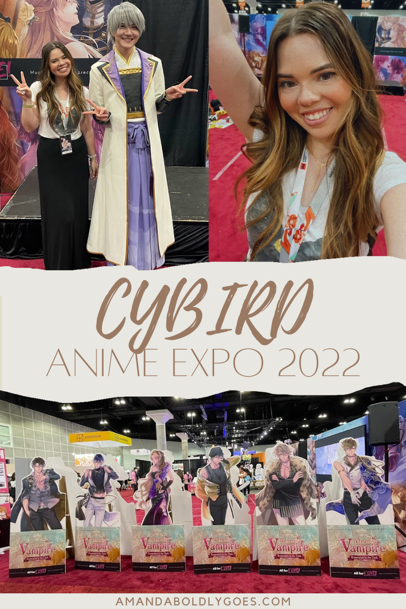 Cybird "All For Love" Booth & Merchandise at Anime Expo 2022